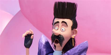 Here is what the voice actors for the main cast look like. . Despicable me guy with black hair